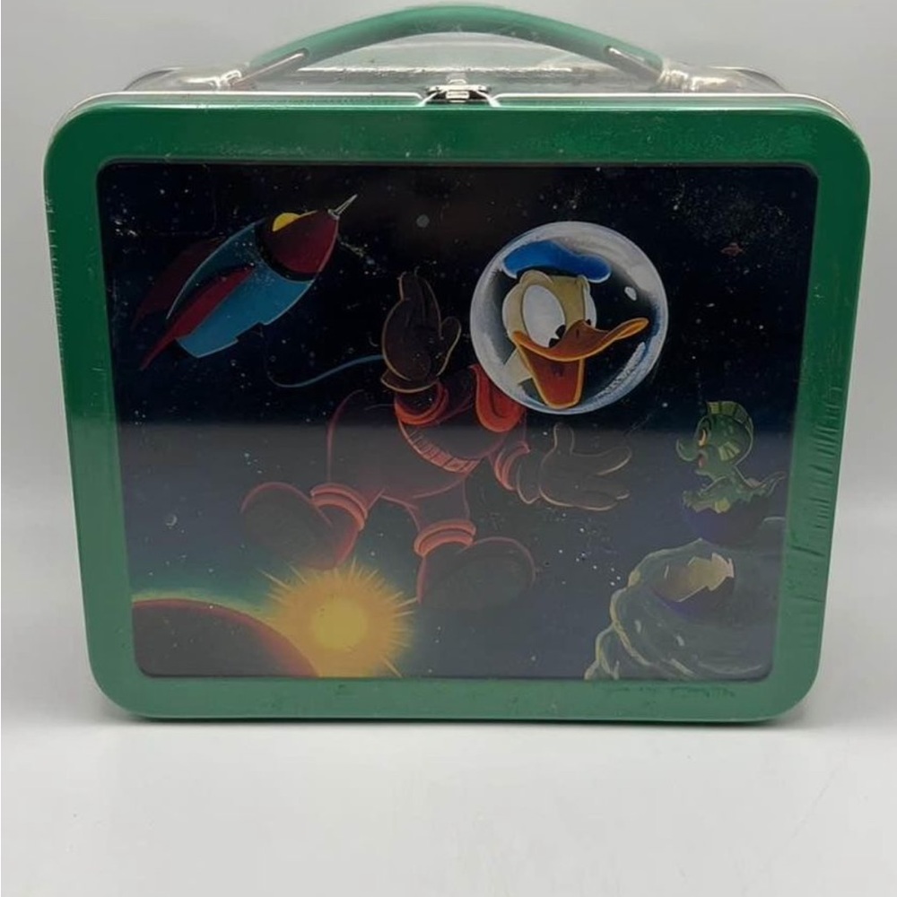 Disney School Days 1950's Donald Duck Lunch Box Replica NUMBERED NEW small